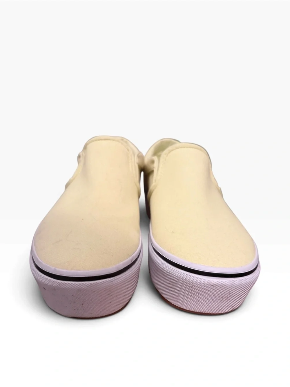 Vans Slip-On Asher Platform Sneakers - Pale Yellow